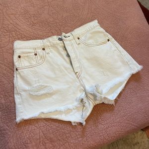 Levi buttonfly shorts
